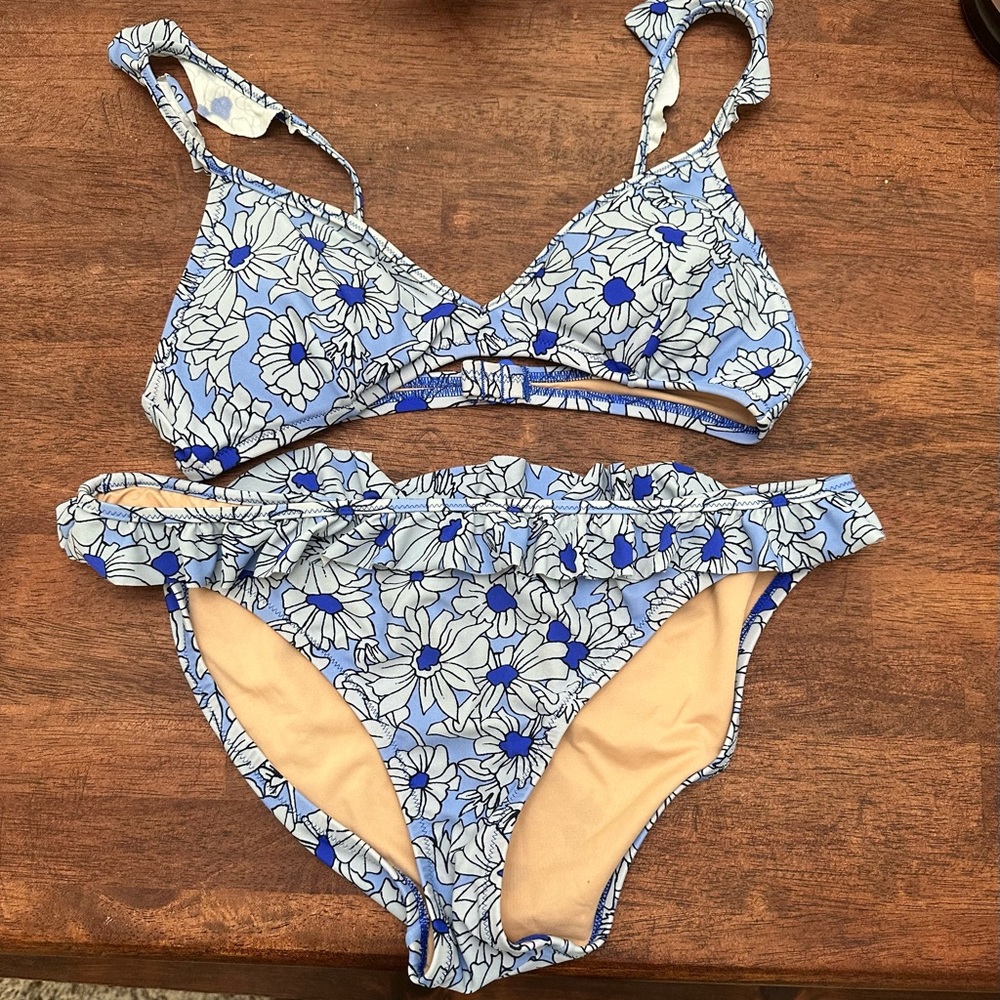 J Crew Bikini - L Bottoms & M Top